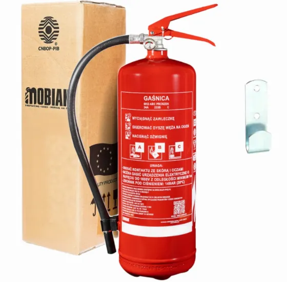 Огнетушитель порошковый 6кг Gp-6x ABC за 139,99 zł на Allegro