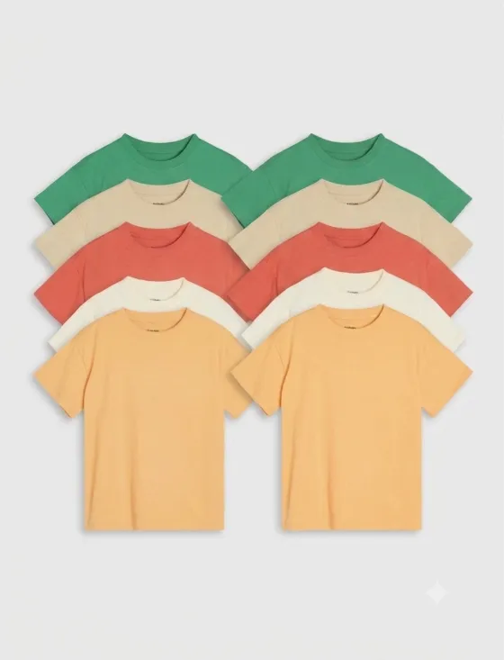 10-Pack Cotton Kids T-Shirts for Only 28.78 zł at Sinsay