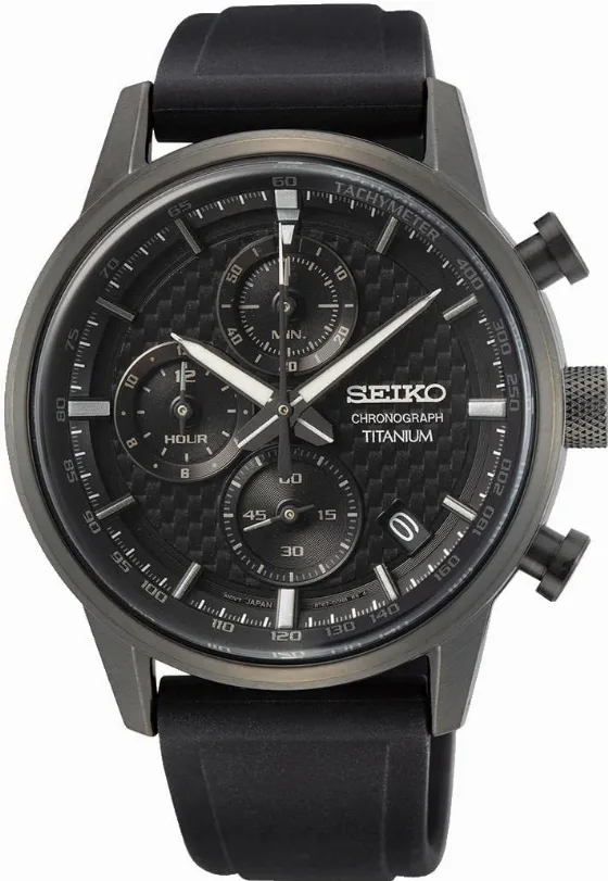 Чёрные часы Seiko SSB393P1 за 985 zł на Amazon.pl