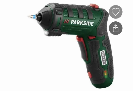 PARKSIDE аккумуляторная отвертка 4 V PSSA 4 B2 за 44,90 zł в Lidl