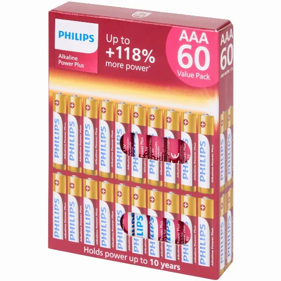 Батарея Philips AAA (R3) 60 шт. за 23,99 zł в Allegro — Allegro SMART