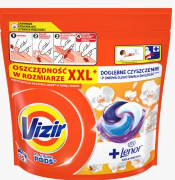 Капсулы для стирки Vizir 35 шт. всего за 11,24 zł в Lidl