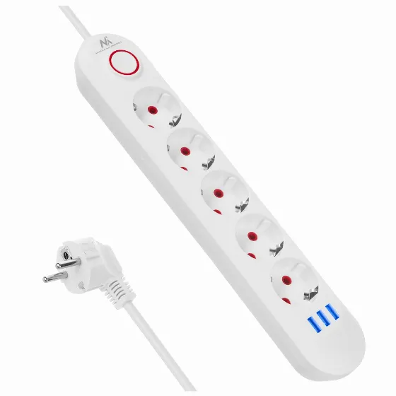Сетевий фільтр Maclean MCE394/MCE395 з USB за 21,16 zł