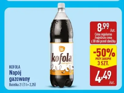 Buy 3 KOFOLA 2L and Get Each for 4.49 zł at ALDI