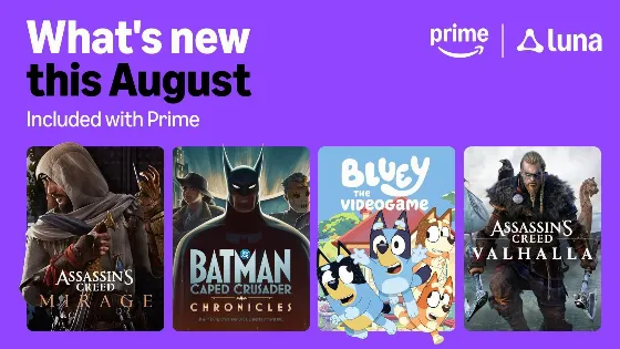 Ігри серпня на Amazon Luna/Prime: Steelrising та інші