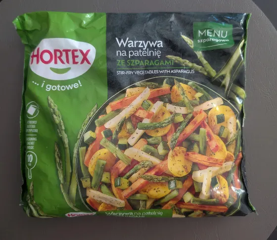 Овочі Hortex для смаження зі спаржею 450г за 1,29 zł у Lidl