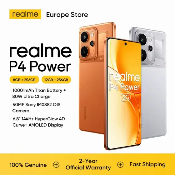 Смартфон Realme P4 Power за 1 343 zł в AliExpress
