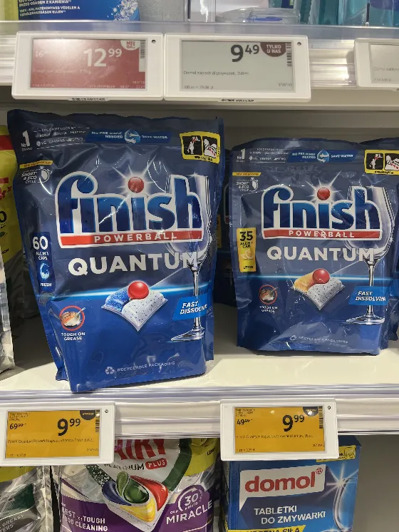 Finish Dishwasher Capsules 60 pcs for Just 9.99 zł at Rossmann