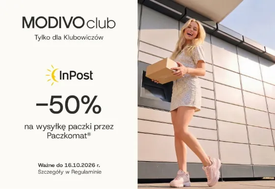 −50% на отправку пакета через InPost в Modivo