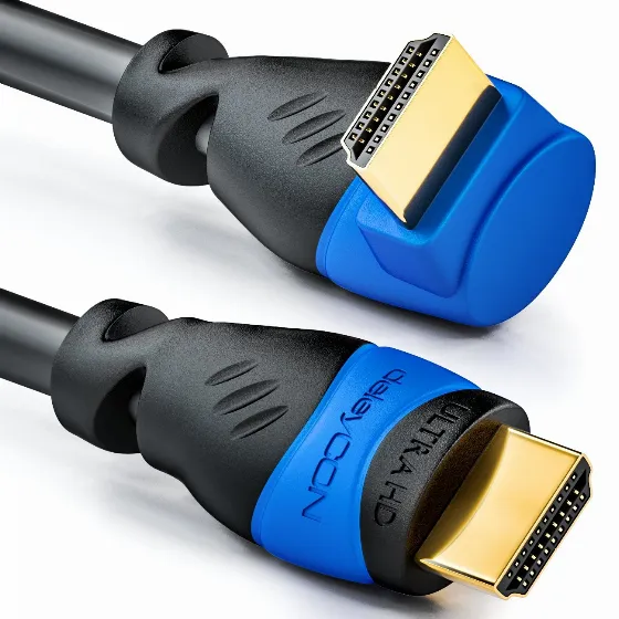 Offer: HDMI cable 1.5 m, angled 90°, in the description 1 m for PLN 2.49 and 5 m for PLN 3.99 in the Amazon.pl store