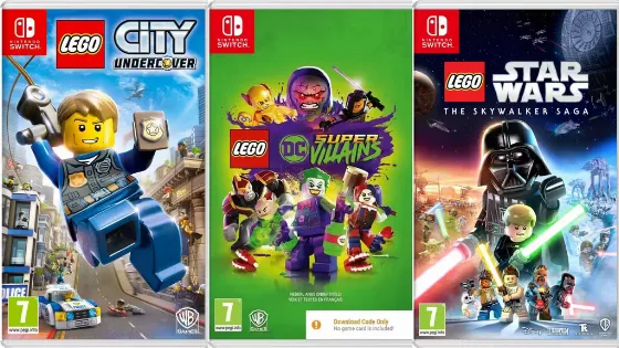 Игры LEGO для Nintendo Switch со скидкой — от 19,92 zł — магазин: Великобритания