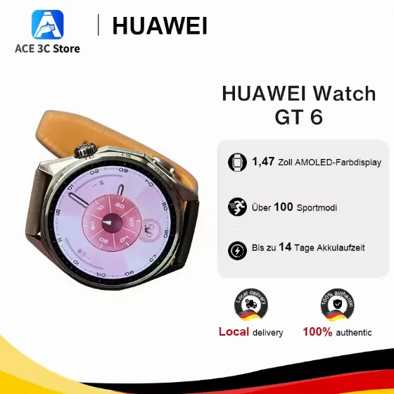 Huawei Watch GT 6 с AMOLED за 153,39$ в AliExpress