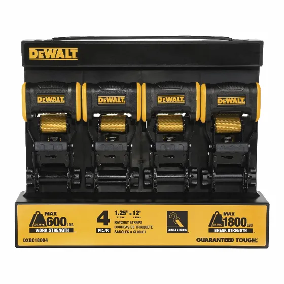 Get the DeWalt 3.65m Transport Straps Set for 79 zł