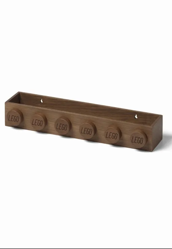 Знижка 47% на дерев'яну полицю LEGO — лише 53 zł у Lounge by Zalando