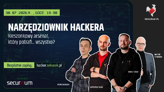 Бесплатное обучение Sekurak - Инструменты хакера доступны