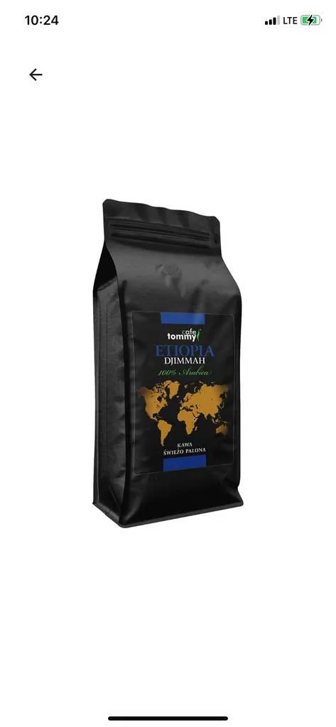 Кава Tommy Cafe Ефіопія Джимма 1кг за 50 zł в InPost