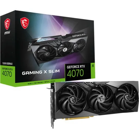MSI GeForce RTX 4070 Gaming X Slim 12G за 1 900 zł