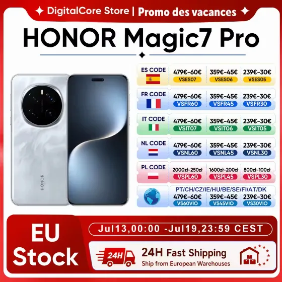 HONOR Magic7 Pro 5G for $628.83 at AliExpress with Promo Code