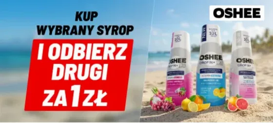 Второй сироп OSHEE всего за 1 zł в Media Expert