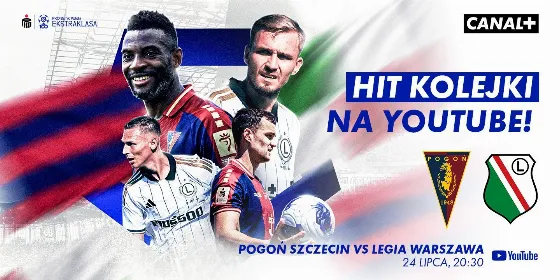 Watch Pogoń vs. Legia Free on YouTube for the Season Kickoff
