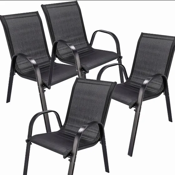 4 Metal Garden Chairs Set for 189.05 zł at Allegro