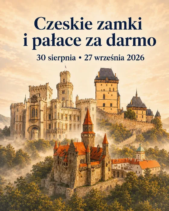 Explore Czech Palaces and Castles for Free on 30.08 & 27.09