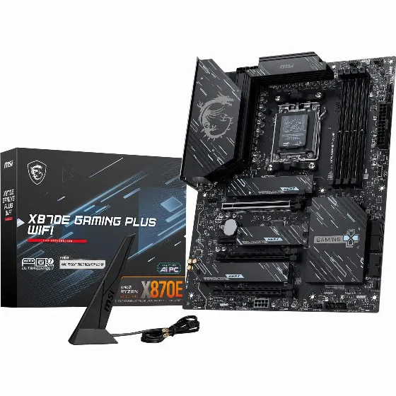 MSI X870E Gaming Plus WiFi Motherboard Now 809 zł at Amazon