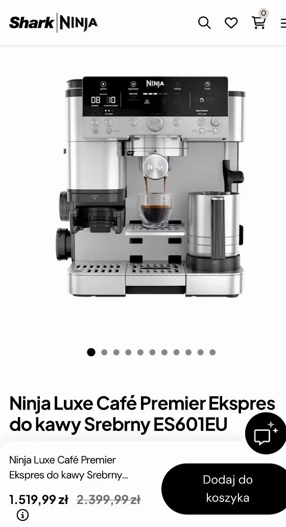 Ninja Luxe Café Premier Coffee Maker Now 1,519.99 zł