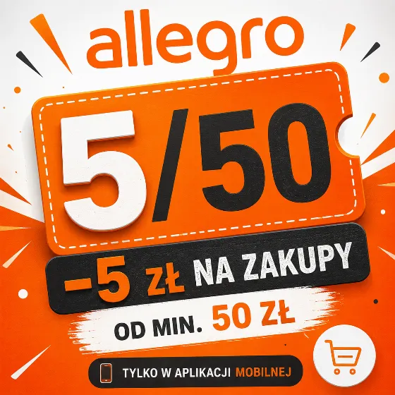 Купон на 5 зл при заказе от 50 зл в Allegro