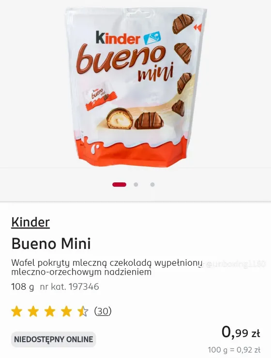 Сладости на распродаже в Rossmann — от 0,99 zł — wyprzedaż