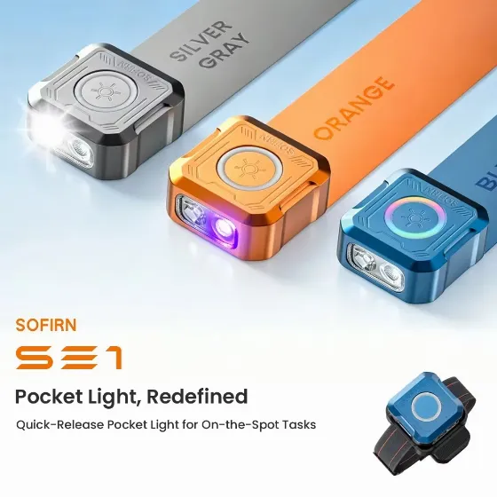 Ліхтарик Sofirn SE1 за $14.70 — USB-C та UV-освітлення