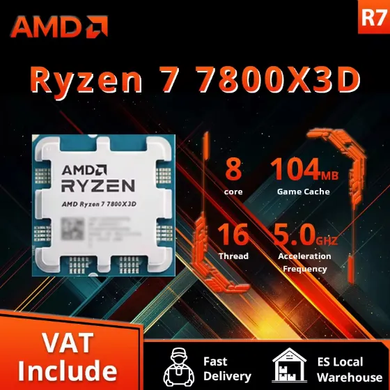 AMD RYZEN 7 7800X3D за 203,8€ у AliExpress
