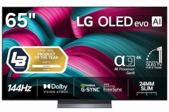 Знижка 15% на телевізор LG 65" C5 OLED evo 4K у MediaMarkt
